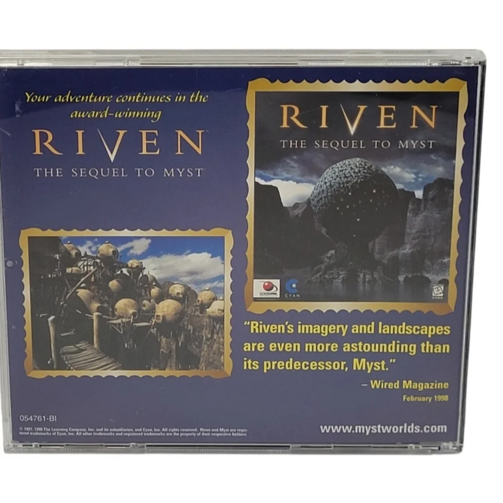 1999 Myst Masterpiece Edition (PC CD-ROM) Windows 95/98 Complete With Manual NM